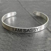 Armband "I Am Sassy" - thumbnail