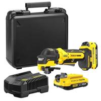 Stanley FATMAX SFMCE510D2K 18V 2x2.0Ah Brushless Accu Multitool | In Koffer - SFMCE510D2K-QW - thumbnail