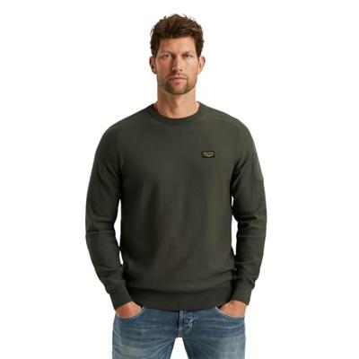 Pme Legend R-neck American Classic Singele Jersey Knit Trui 8039 - Beluga