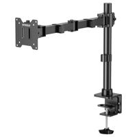 SpeaKa Professional SP-MM-211 Monitor-tafelbeugel 1-voudig 43,2 cm (17) - 124,5 cm (49) Zwart In hoogte verstelbaar, Kantelbaar en zwenkbaar, Draaibaar - thumbnail