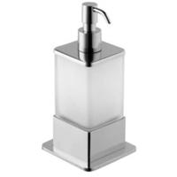 Wiesbaden Eris vrijstaande zeepdispenser chroom - thumbnail