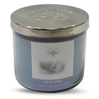 Green Tree Geurkaars Fresh Linen (400 gram) - thumbnail