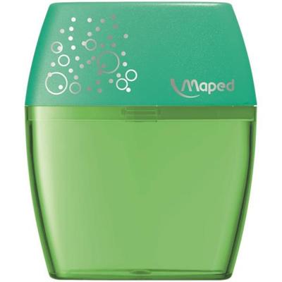 Maped potloodslijper Shaker, 2 gaats, geassorteerde kleuren, blister van 1 stuk