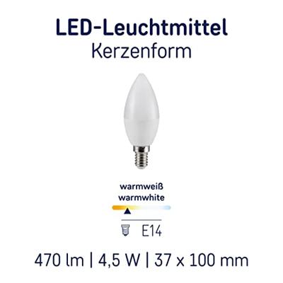Müller-Licht 401018 LED-lamp Energielabel F (A - G) E14 Kaars 4.5 W = 40 W Warmwit 1 stuk(s) Müller-Licht 401018 LED-lamp Energielabel F (A - G) E14 Kaars 4.5 W = 40 W Warmwit 1 stuk(s)