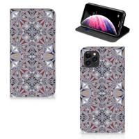 Apple iPhone 11 Pro Max | Standcase | Flower Tiles - thumbnail