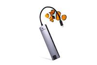 Hub USB CoolBox COO-DOCK-01 Grijs Zilverkleurig - thumbnail