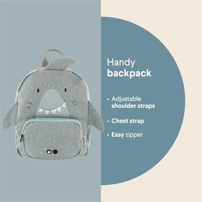 Dierenrugzak Mr Shark TRIXIE blauw