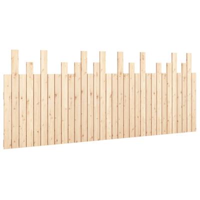 Hoofdbord wandmontage 204x3x80 cm massief grenenhout