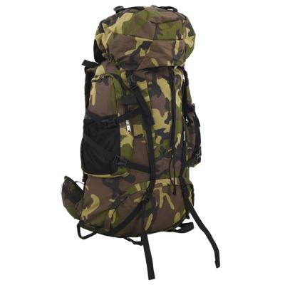 VidaXL Wandelrugzak 80 l camouflage oxford stof groen VidaXL Wandelrugzak 80 l camouflage oxford stof groen