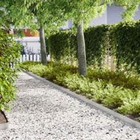 VidaXL Tuinrand 10 pcs zilver 100 x 0.05 x 20 cm roestvrij staal - thumbnail