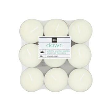 HEMA Geur sfeerlichten dawn - 18 stuks