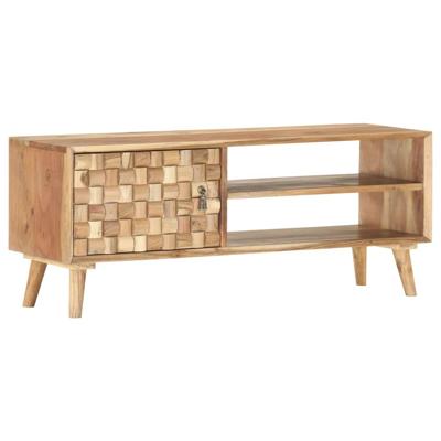 Tv-meubel 100x35x40 cm massief acaciahout Tv-meubel 100x35x40 cm massief acaciahout