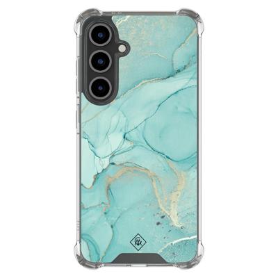 Samsung Galaxy S24 FE shockproof hoesje - Touch of mint Samsung Galaxy S24 FE shockproof hoesje - Touch of mint