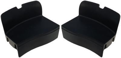 Axa afdekkapjes voor defender zwart (set)