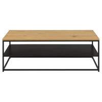 Bendt Salontafel 'Ture' Eiken en metaal, 120 x 60cm - thumbnail
