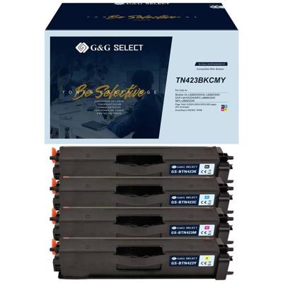 G&G Toner vervangt Brother TN-423 Compatibel Combipack Zwart, Cyaan, Magenta, Geel TN-423BK/TN-423C/TN-423M/TN-423Y GS-B423-4P