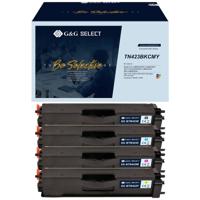 G&G Toner vervangt Brother TN-423 Compatibel Combipack Zwart, Cyaan, Magenta, Geel TN-423BK/TN-423C/TN-423M/TN-423Y GS-B423-4P - thumbnail