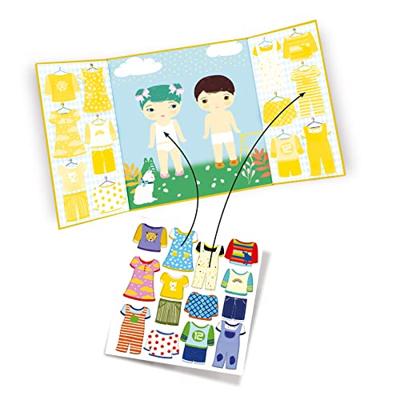 DJECO verplaatsbare stickers geel