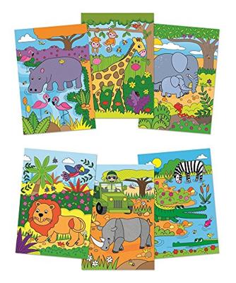 Galt waterkleurboek Safari junior 26 x 14 cm 2 delig
