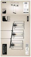 Eglo Hanglamp 3 lichts zw/wt transp. &apos;loncino&apos; - thumbnail
