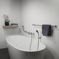 Tiger Veiligheidsgreep Boston Comfort en Safety 90 cm RVS Glans - thumbnail