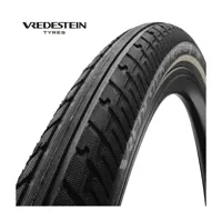 Vredestein buitenband 28x1 5/8x1 3/8 37-622 reflectie active tour zwart - thumbnail