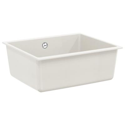 Wasbak Wit 530 x 460 mm 80% Kwarts en 20% Hars Wasbak Wit 530 x 460 mm 80% Kwarts en 20% Hars