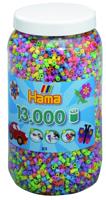 Hama strijkkralen in pot pastelmix (050), 13.000st. - thumbnail
