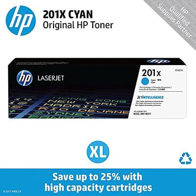 Originele Toner HP 201X Cyaan - thumbnail