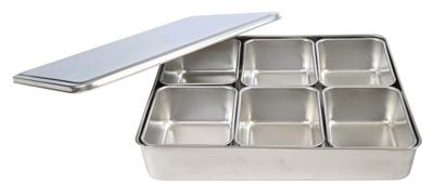 Roestvrijstalen Kruidenblikken - Set van 6