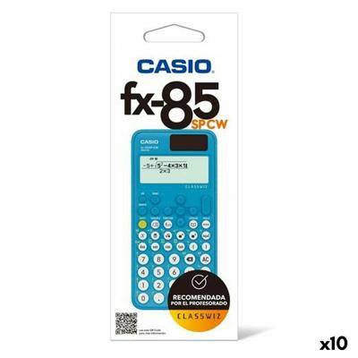Wetenschappelijke rekenmachine Casio FX-85SPCW Blauw (10 Stuks)