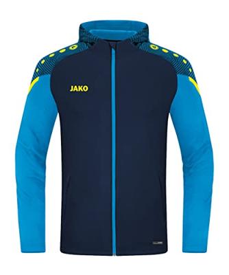JAKO 6822 Jas Met Kap Performance - Marine/Jako Blauw - M