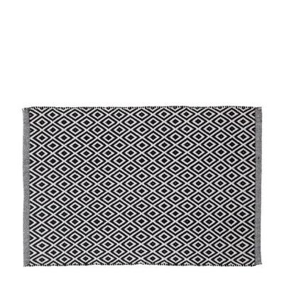 Sealskin Badmat Trellis 60x90 cm Katoen Zwart