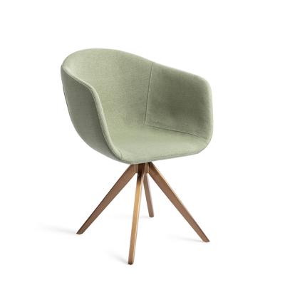 Jesper Home Eetkamerstoel 'Yuni' Turn Rose, Draaibaar, kleur Jade Emperor