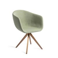 Jesper Home Eetkamerstoel 'Yuni' Turn Rose, Draaibaar, kleur Jade Emperor - thumbnail