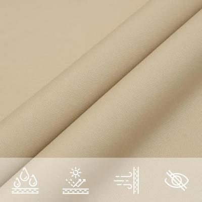 VidaXL Zonnescherm rechthoekig 4x6 m oxford stof beige