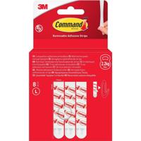 Command kleefstrips, large, wit, blister van 8 stuks - thumbnail