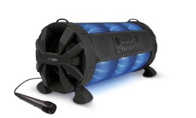 Bluetooth Speaker Draadloos met Party Licht - Karaoke Set met Microfoon - Bedien met App (HPG619BTL)