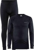 Craft Baselayer Set Thermoset Heren Black S - thumbnail