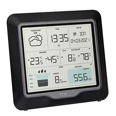 TFA Dostmann RAIN PRO 35.1160.01 Draadloos weerstation Verwachting voor 12 tot 24 uur Aantal sensoren max.: 3