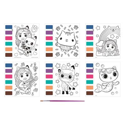 Creative Craft Group Schilderen met water gabby's poppenhuis, 7dlg.