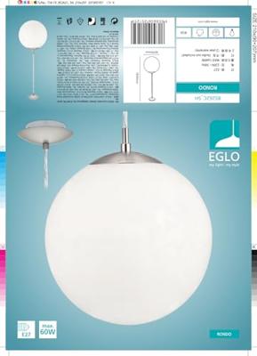Eglo Design HanglampRondo glas 25cm - 85262