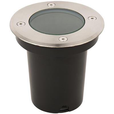 LED Grondspot IP67 Waterdicht - RVS Geborsteld - GU10 Fitting - Rond Inbouw