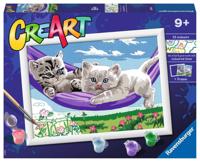 Ravensburger CreArt Schilderen op nummer hangmatplezier - thumbnail