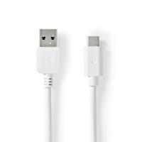 USB 3.1 Cable (Gen2) | USB-C Male - A Male | 1.0 m | White - thumbnail