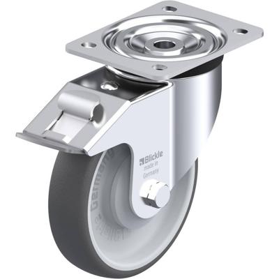 Blickle L-PATH 160KA-FI Zwenkwiel met rem Wieldiameter: 160 mm Draagvermogen (max.): 400 kg 1 stuk(s) Blickle L-PATH 160KA-FI Zwenkwiel met rem Wieldiameter: 160 mm Draagvermogen (max.): 400 kg 1 stuk(s)