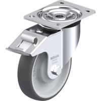 Blickle L-PATH 160KA-FI Zwenkwiel met rem Wieldiameter: 160 mm Draagvermogen (max.): 400 kg 1 stuk(s) - thumbnail