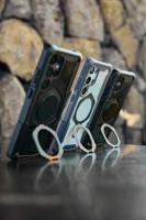 Urban Armor Gear Plasma XTE Outdoor telefoonhoes Samsung Galaxy S25 Ultra Zwart, Transparant Inductieve lading, Met standfunctie, Stootbestendig - thumbnail