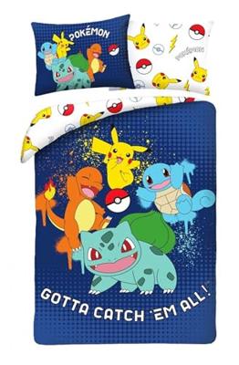 Pokémon Duvet Set Ver. 10 140 x 200 cm / 70 x 90 cm