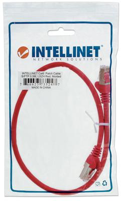 Intellinet 330749 RJ45 Netwerkkabel, patchkabel CAT 5e SF/UTP 15.00 m Rood 1 stuk(s)